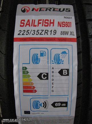 2 TMX NEREUS SAILFISH NS601 225/35/19 ΚΑΙΝΟΥΡΓΙΑ!!! *BEST CHOICE TYRES*