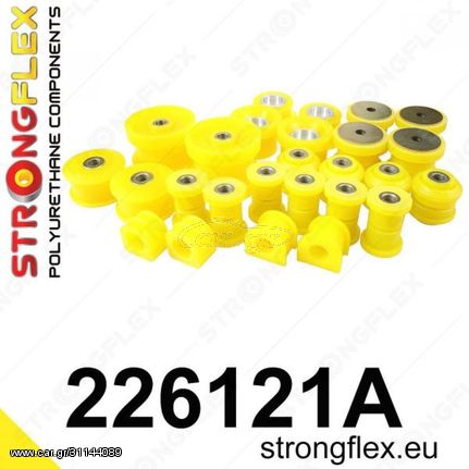 Full Κιτ σινεμπλόκ πολυουρεθάνης Sport της Strongflex για Audi A3 Quattro/S3/TT Quattro, Skoda Octavia 4x4, Seat Leon 4x4/Cupra R, VW Bora 4x4/Golf IV 4x4/Golf IV R32 (226121A)