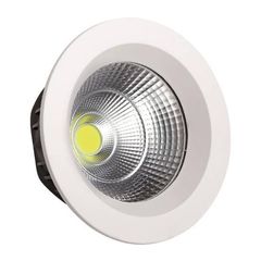 Φωτιστικό χωνευτό οροφής LED PL Led COB 55 Watt  Φ 230 Λευκό 4950 lm Φώς Ημέρας