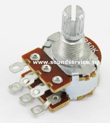 16mm STEREO 50KB ΠΟΤΕΝΣΙΟΜΕΤΡΟ ΠΕΡΙΣΤΡΟΦΙΚΟ ΣΑΣΙ ΑΞΟΝΑΣ 8mm TORX ΚΑΛΩΔΙΩΝ