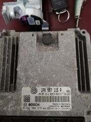 SEAT LEON 1800 TSI 1P0907115PΣετ εγκέφαλος κλειδί καντραν-thumb-6