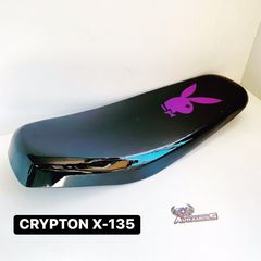 ΣΕΛΑ PLAYBOY ΜΩΒ ΣΗΜΑ ΓΥΑΛΙΣΤΕΡΗ YAMAHA CRYPTON X-135