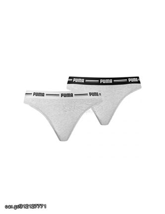 Puma Γυναικεία String 2Pack Γκρι 907854-05