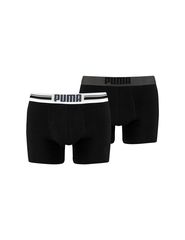 Puma Ανδρικά Μποξεράκια Μαύρα 2Pack 906519-03