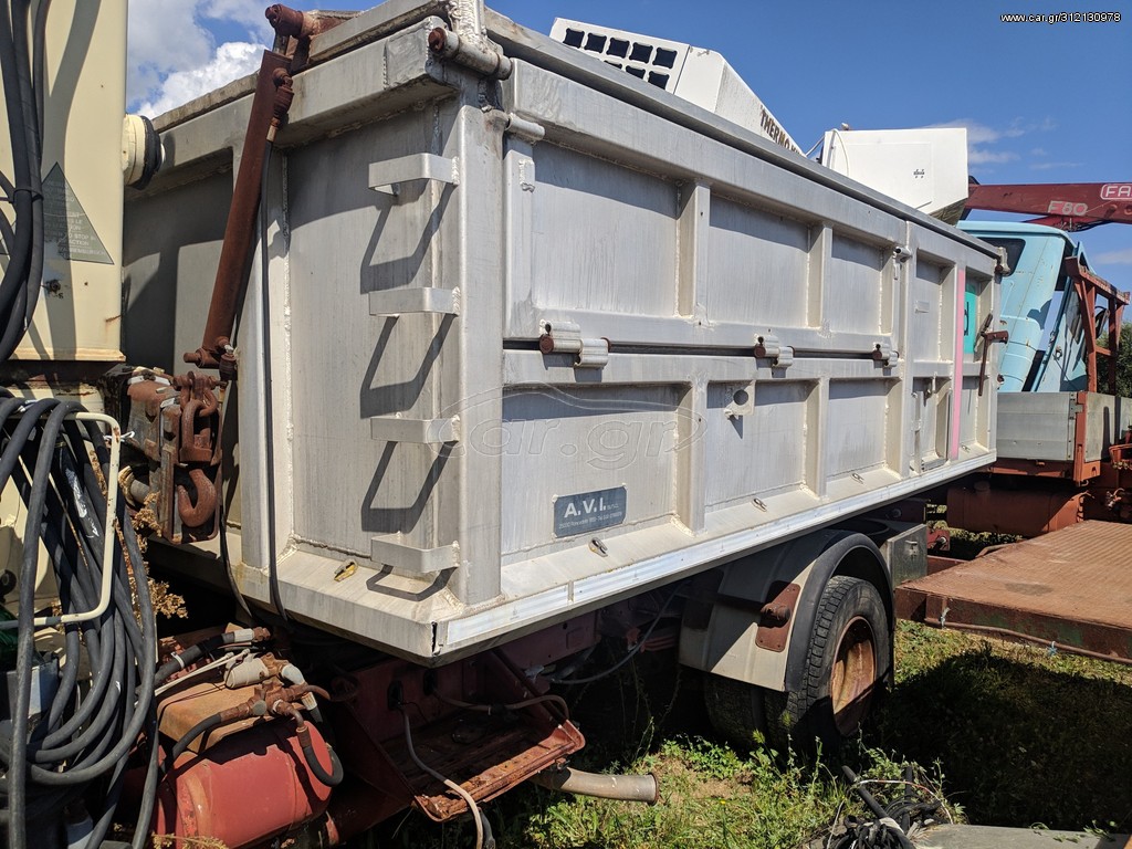 Αλουμινένια καρότσα για υγρά απόβλητα