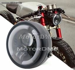 ΦΑΝΑΡΙ ΜΠΡΟΣΤΑ LED ΑΡΙΣΤΗΣ ΠΟΙΟΤΗΤΑΣ RETROMOTO !!! 6500K 150W MotorDMS!!!