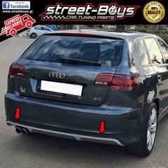 SPOILER [S3 TYPE] ΠΙΣΩ ΠΡΟΦΥΛΑΚΤΗΡΑ AUDI A3 8P SPORTBACK (2003-2008) |  Street Boys - Car Tuning Shop-thumb-7