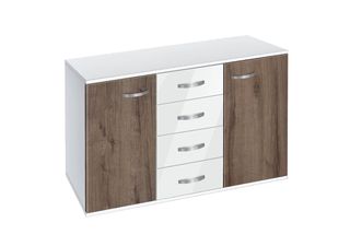 Τουαλέτα, AVA 1200, 120x73x43, Genomax - Λευκό με λευκό γυαλιστερό