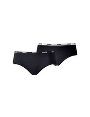 Puma Hipster 2Pack Γυναικεία Boxer 2Pack Μαύρα 907852-03