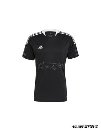 Adidas Tiro 21 Training Jersey Αθλητικό Ανδρικό T-shirt Μαύρο με Λογότυπο GM7586