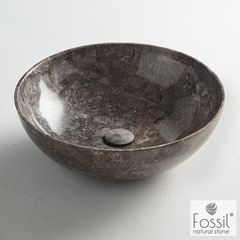 Fossil Cireo Marble MR45 Grey 45x45 - Επιτραπεζιος Μαρμαρινος Νιπτηρας