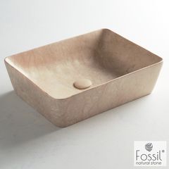 Fossil Jade Marble MS50 Beige 50x38 - Επιτραπεζιος Μαρμαρινος Νιπτηρας