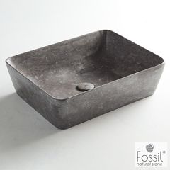 Fossil Jade Marble MS60 Grey 60x38 - Επιτραπεζιος Μαρμαρινος Νιπτηρας