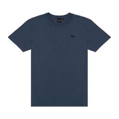 T-SHIRT STANDARD SHORT SLEEVE EMBROIDERED TEE NAVY BLUE | DEUS EX MACHINA