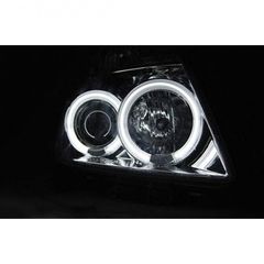 Μπροστινά Φανάρια Angel Eyes Chrome Για Suzuki Swift " T-Tec "-thumb-1
