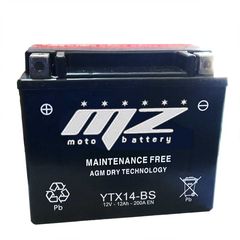 Μπαταρία μοτοσυκλέτας MZ YTX14-BS AGM 12AH