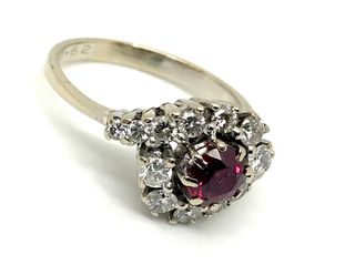 Δαχτυλιδι 18k vintage με Μπριγιαν (Νο23)-thumb-8