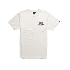 T-SHIRT BUSH MECHANICS TEE VINTAGE WHITE | DEUS EX MACHINA