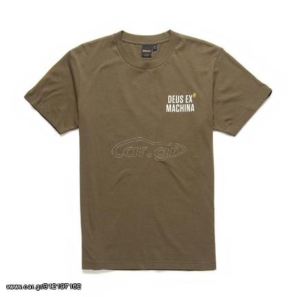 T-SHIRT PANORAMA TEE DARK OLIVE | DEUS EX MACHINA