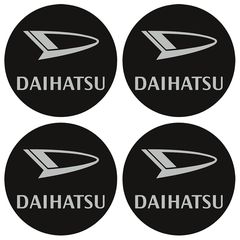 Αυτοκόλλητα Κέντρου Ζαντών Daihatsu Από Σμάλτο 55mm Set 4 Τεμάχια