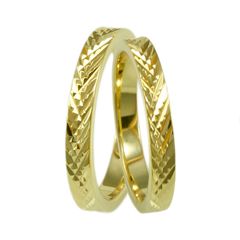Matteo Gold Wedding Ring K9 VR-00702