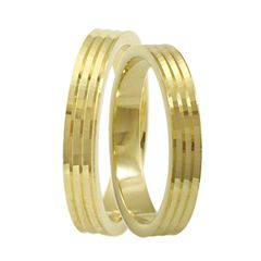 Matteo Gold Wedding Ring K9 VR-00711