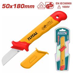 Μαχαίρι απογύμνωσης καλωδίων TOTAL ίσιος 180mm 1000V VDE ( THICK1801 )