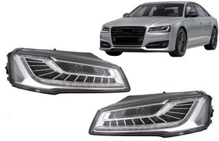 ΦΑΝΑΡΙΑ ΕΜΠΡΟΣ Headlights Full LED Audi A8 Sedan Facelift 4H, D4 (2014-2017) Matrix Design