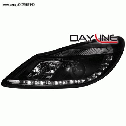 DAYLINE ΦΑΝΑΡΙΑ OPEL CORSA D 3D 06+ DRL OPTIC BLACK