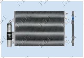 Ψυγείο A/C 1.4cc 8V 1.6cc 16V 5 Θύρο (51x38) / NISSAN KUBISTAR 03-09 / 8200.221.132 - 1 Τεμ