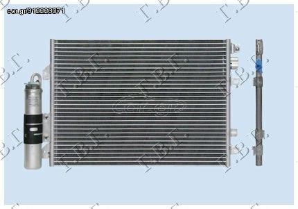 Ψυγείο A/C 1.4cc 8V 1.6cc 16V 5 Θύρο (51x38) / NISSAN KUBISTAR 03-09 / 8200.221.132 - 1 Τεμ