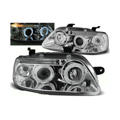 Μπροστινά Φανάρια Angel Eyes Για Chevrolet Aveo 2003-2006