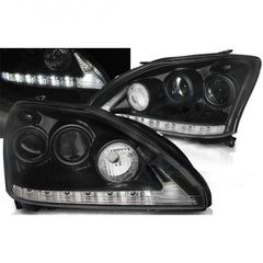 Μπροστινά Φανάρια Black DRL Tube Light Με Φώτα Ημέρας Για Lexus RX 330 / 350 " T-Tec "