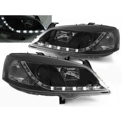 Μπροστινά Φανάρια Dayline Opel Astra G 09.97-02.04 Drl Optic Black