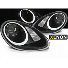 Μπροστινά Φανάρια Led xenon Για Porsche Boxster / Cayman 987 05-08 HID Black