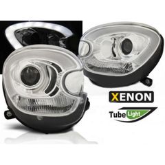 Μπροστινά Φανάρια Mini Cooper BMW Countryman, R60 10-14 Chrome Tube Light Hid Xenon