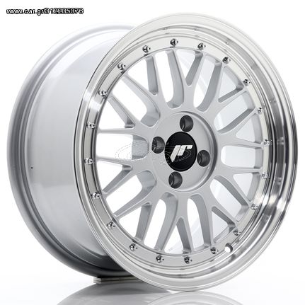 JR Wheels JR23 17x8 ET35 4x100 Hyper Silver w/Machined Lip