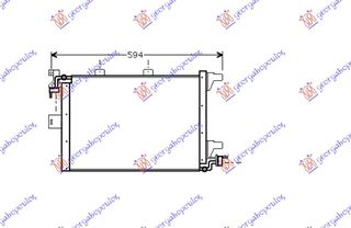 Ψυγείο A/C (50x29.8x3.2) / PEUGEOT 106 92-95 / 6455P2 - 1 Τεμ