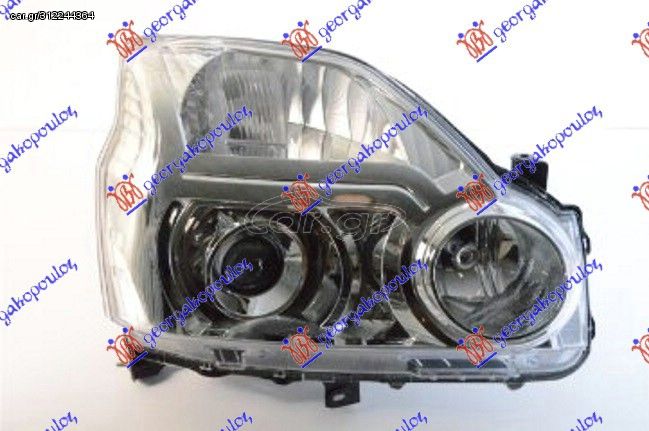 Φανάρι Εμπρός ΧΕΝΟΝ 07-10 (Ε) (DEPO) / NISSAN X-TRAIL 01-14 / 26075-1DA5A - Δεξί - 1 Τεμ