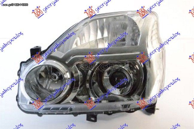 Φανάρι Εμπρός ΧΕΝΟΝ 07-10 (Ε) (DEPO) / NISSAN X-TRAIL 01-14 / 26025-1DA5A - Αριστερό - 1 Τεμ