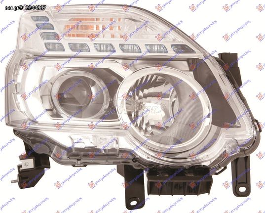 Φανάρι Εμπρός ΧΕΝΟΝ 10- (Ε) (DEPO) / NISSAN X-TRAIL 01-14 / 26010-3UZ5A - Δεξί - 1 Τεμ