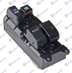 Διακόπτης ΠΑΡΑΘΥΡΟΥ Εμπρός (Διπλοs) (9pin) / TOYOTA RAV 4 (XA10) 98-00 / 84820-10070 - Αριστερό - 1 Τεμ