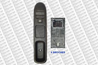 Διακόπτης ΠΑΡΑΘΥΡΟΥ Εμπρός (ΑυτόματοΣ) (Δεξί=Αριστερό) (ΕμπρόςΡΟΣ=ΠIΣΩ) (4pin) / PEUGEOT PARTNER 08-15 / 6490.E3 - Δεξί - 1 Τεμ