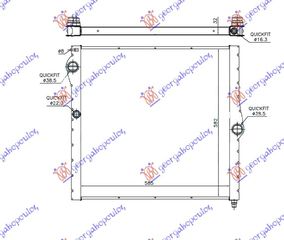 Ψυγείο 4.4 Μ Βενζίνη (ΑΥΤ.) (58.5x58.2x3.2) / BMW X6 (E71) 08-14 / 17117594020 - 1 Τεμ