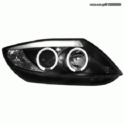 Φανάpια Bmw Z4 E85 E86 02-08 Angel Eyes Black