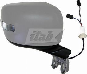 Carro ΚαθρέφτηΣ ΗΛΕΚΤΡΙΚΟΣ ΘερμαινόμενοΣ ΗΛΕΚΤΡΙΚΑ ΑΝΑΚΛΙΝΟΜεΝΟΣ Βαφόμενος (Με Φλας & BLIS) (9 PIN) (ASPHERICAL GLASS) κατάλληλο για JEEP RENEGADE 2014-2018 (BU/B1/BV) / 735613137 - Αριστερό - 1 Τεμ