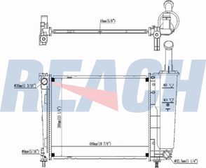 Carro Ψυγείο 1.2 Βενζίνη +/- A/C (480x392) κατάλληλο για LANCIA Y 2011-2024 (312) / 51839665 - 1 Τεμ