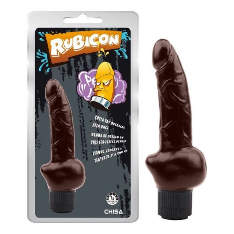 Obsidian Vibe Brown vibrating dildo