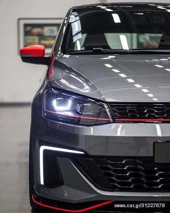 ΦΑΝΑΡΙΑ ΕΜΠΡΟΣ Headlights LED VW Polo 6R GTI Design