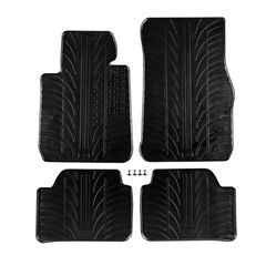 Πατάκια Αυτοκινήτου από λάστιχο Lampa 24434 BMW Series 1 F20 / F21 2011-2019  Μαύρο 4 Τεμάχια